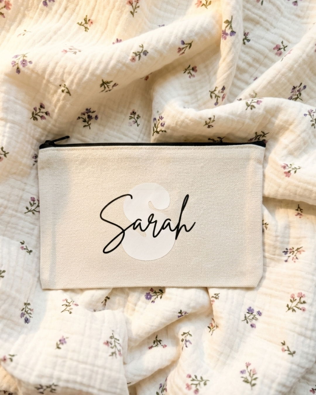 personalisierte Tasche aus Canvas | mit Anfangsbuchstabe