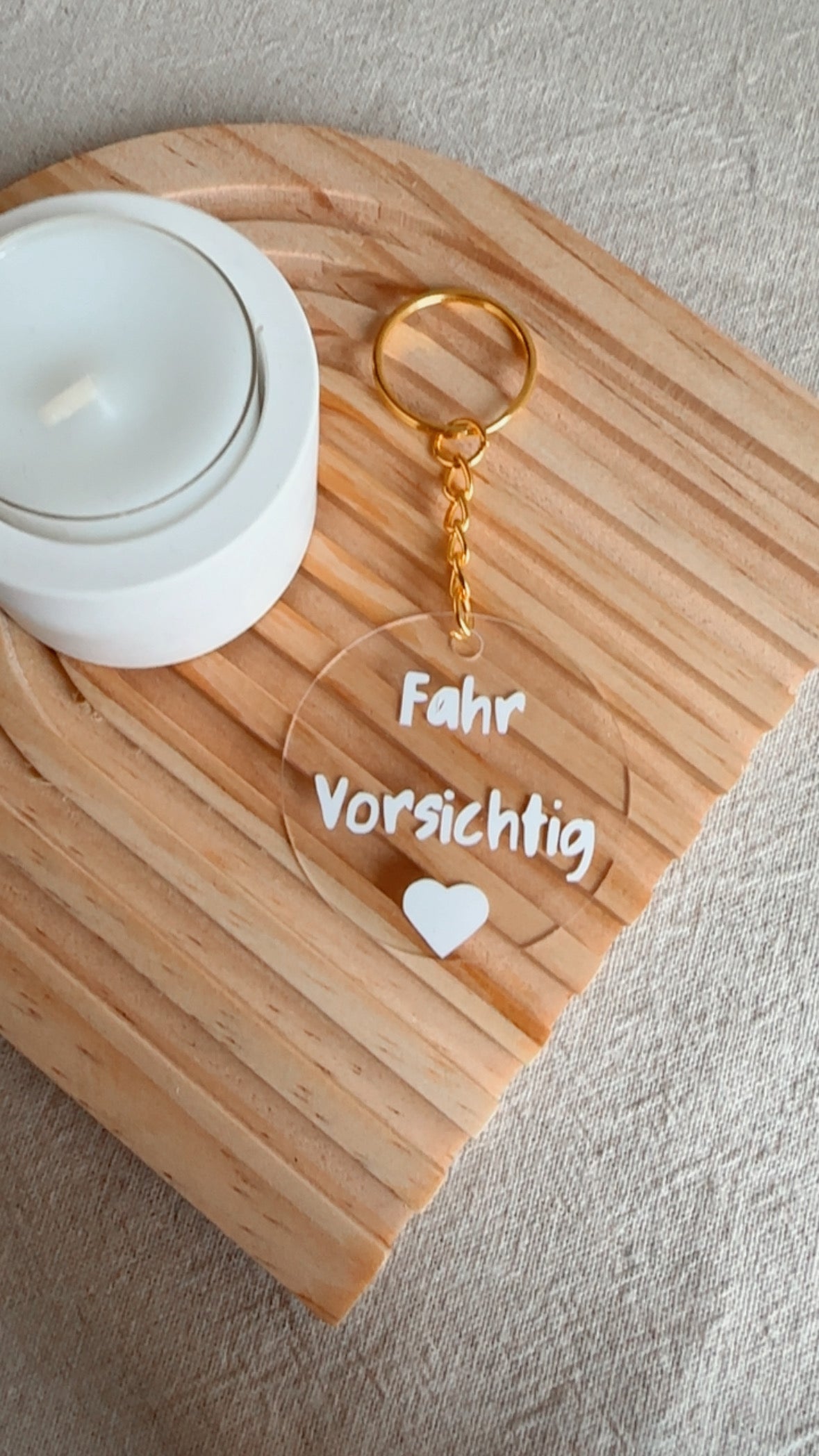 Schlüsselanhänger aus Acryl
